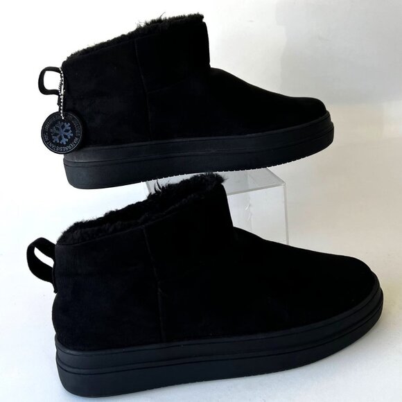 J/SLIDES Shoes - J SLIDES Women Boots Black Fur booties Size 10